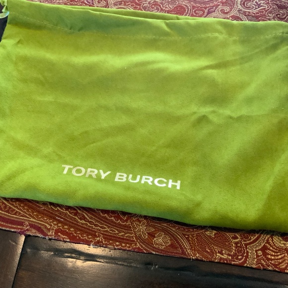 Tory Burch Ines Heel Mule Sandal 55MM Denim Suede in Blue Cloud Sz 9, BNIB, - Picture 7 of 7